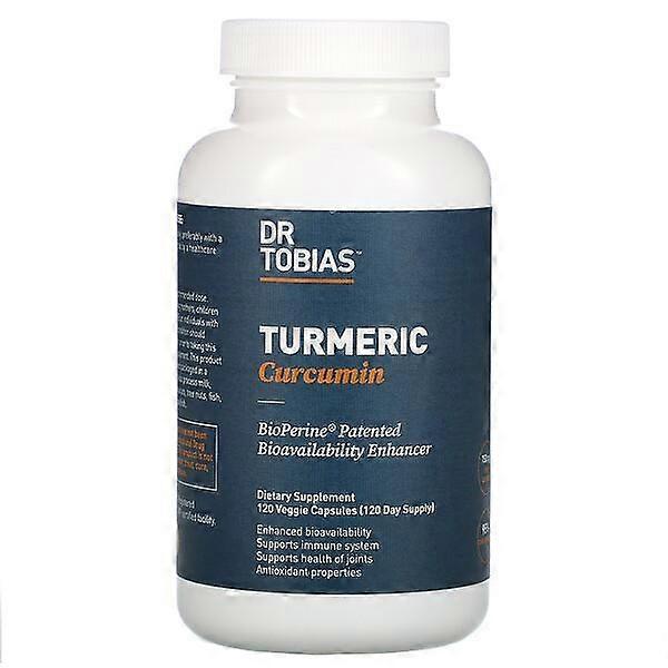 Dr. Tobias, Turmeric Curcumin, 120 Veggie Capsules