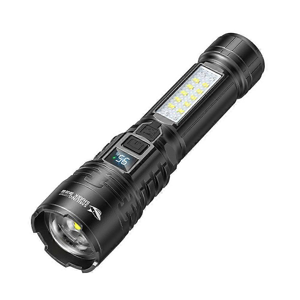 Multi Functional Outdoor Zoom Remote Shooter Flashlight With Digital Display