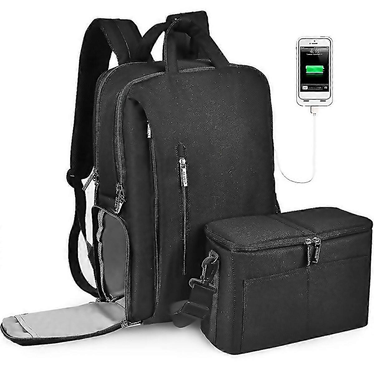For Caden L5 Iii Multifunction Digital Camera Dual Shoulders Bag Backpack