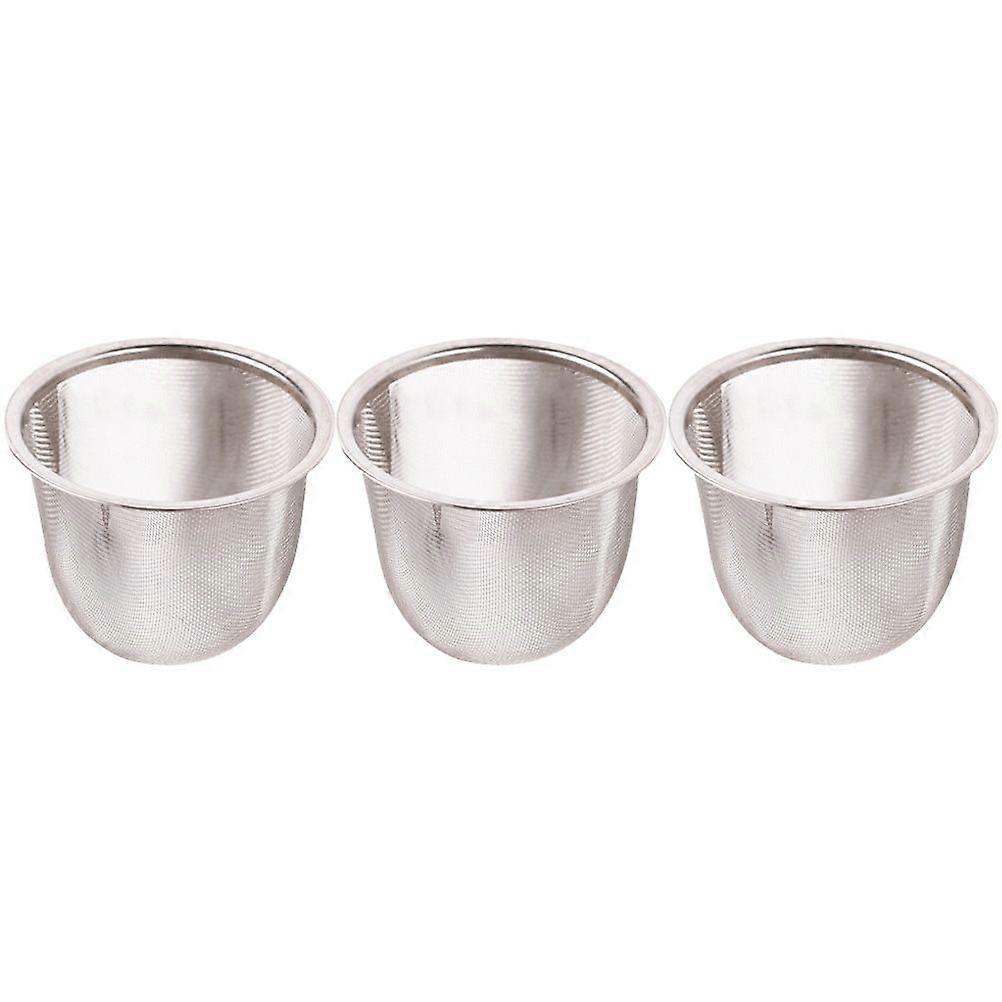 3pcs Stainless Tea Strainer Insert Tea Infuser Tea Pot Accessories Tea Filter Mesh