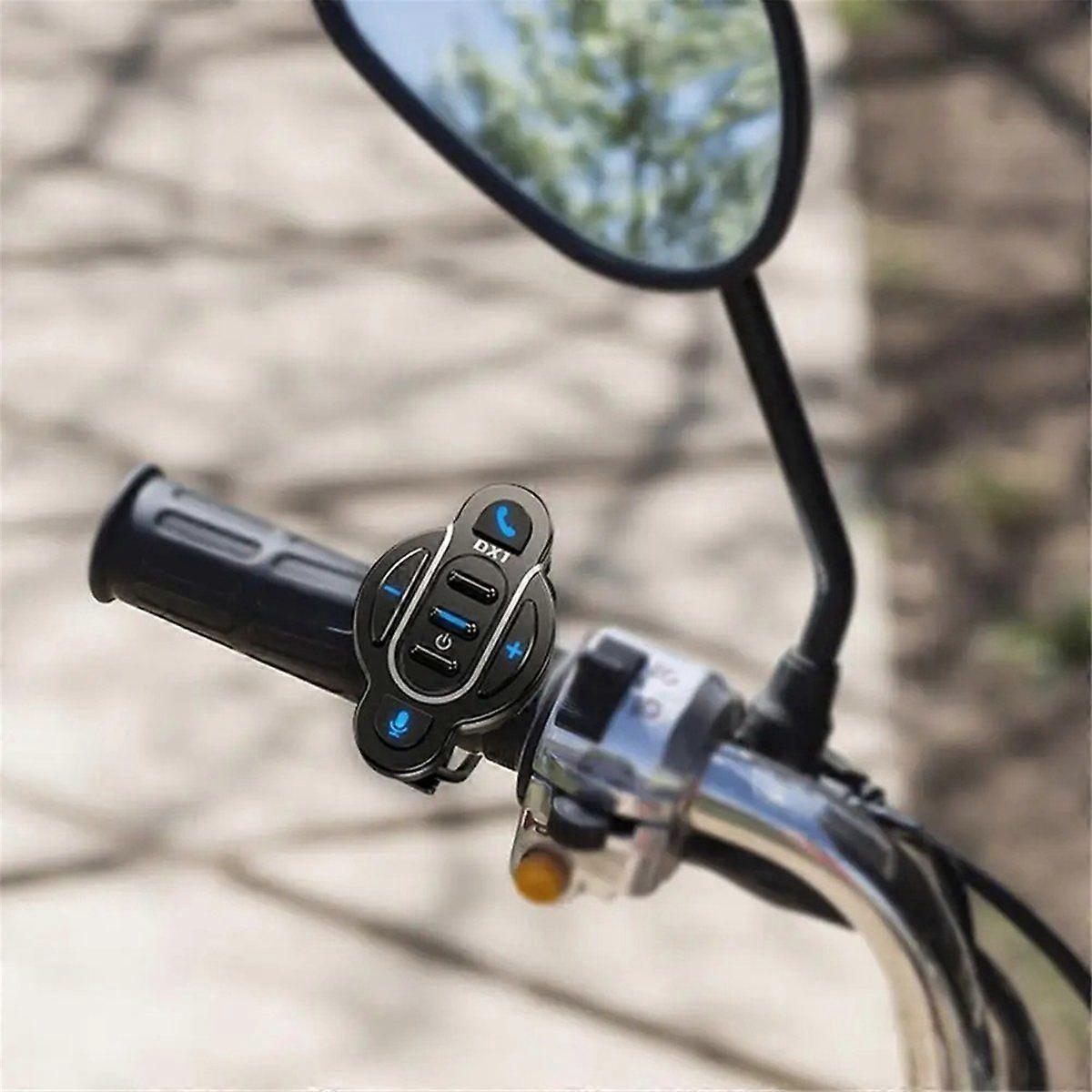 DX1 Motorcycle Handle Bluetooth Controller Waterproof Motorcycle Wireless Bluetooth Headset Controller Voice Control