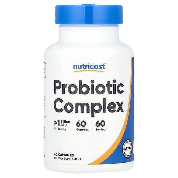 Nutricost, Probiotic Complex, >1 Billion CFU, 60 Capsules