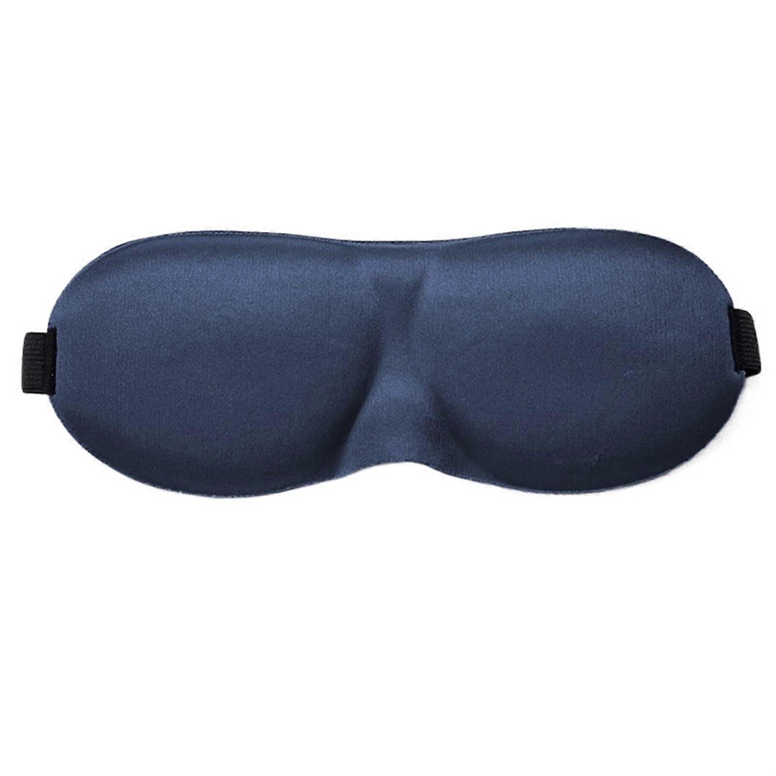 Eye Mask Sleeping 3D Memory Foam Navy Blue Not Silk Shade Cover Travel Blindfold For Eyes Rest Relax Sleeping Aid