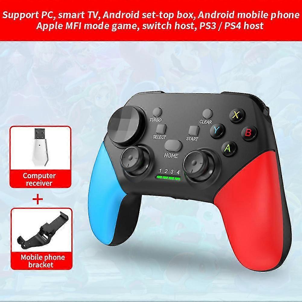 Bluetooth-compatible Joystick 2.4g Usb Wireless Gamepad Double Vibration Game