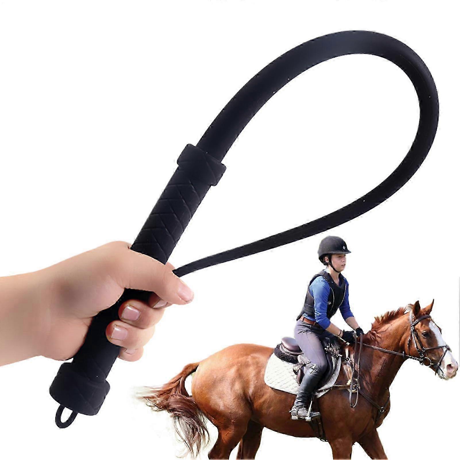 Training Whip, Silicone Riding Crop with Comfortable Grip, Cosplay Accessories, Stage Performance Tool