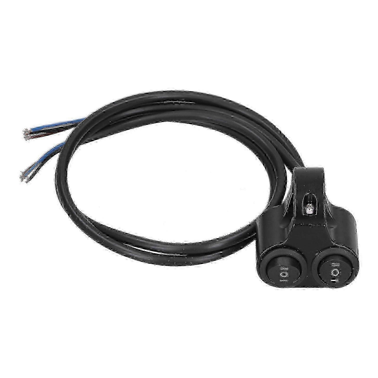 Motorcykel Forlygtekontakt Styrmontering On/Off-knap 2 i 1 Universal til 12V ATV UTV