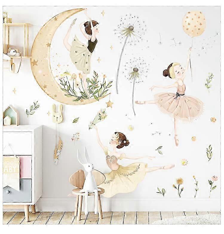 Peel and Stick Ballerina Wall Decals