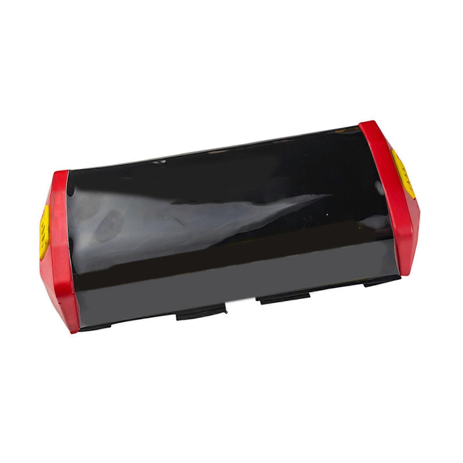 Removable Shockproof Chest Protectors Pad for Motorcycle Handlebars with Customizable Color Option Anti Vibration Design  Red