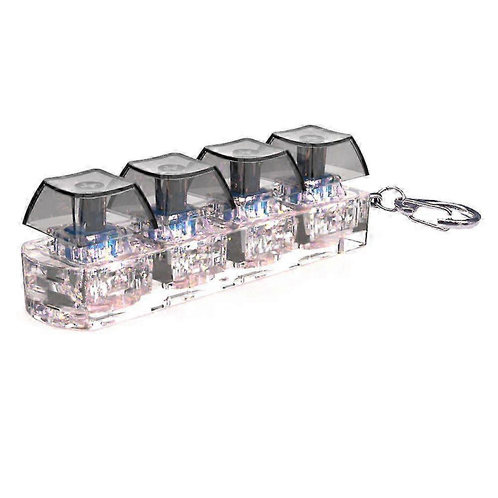 4Keys Keyboard Keycaps Fidget Toy for Stress Relief, DIY Keycaps for Keyboard, Finger Button Fidget Keycaps