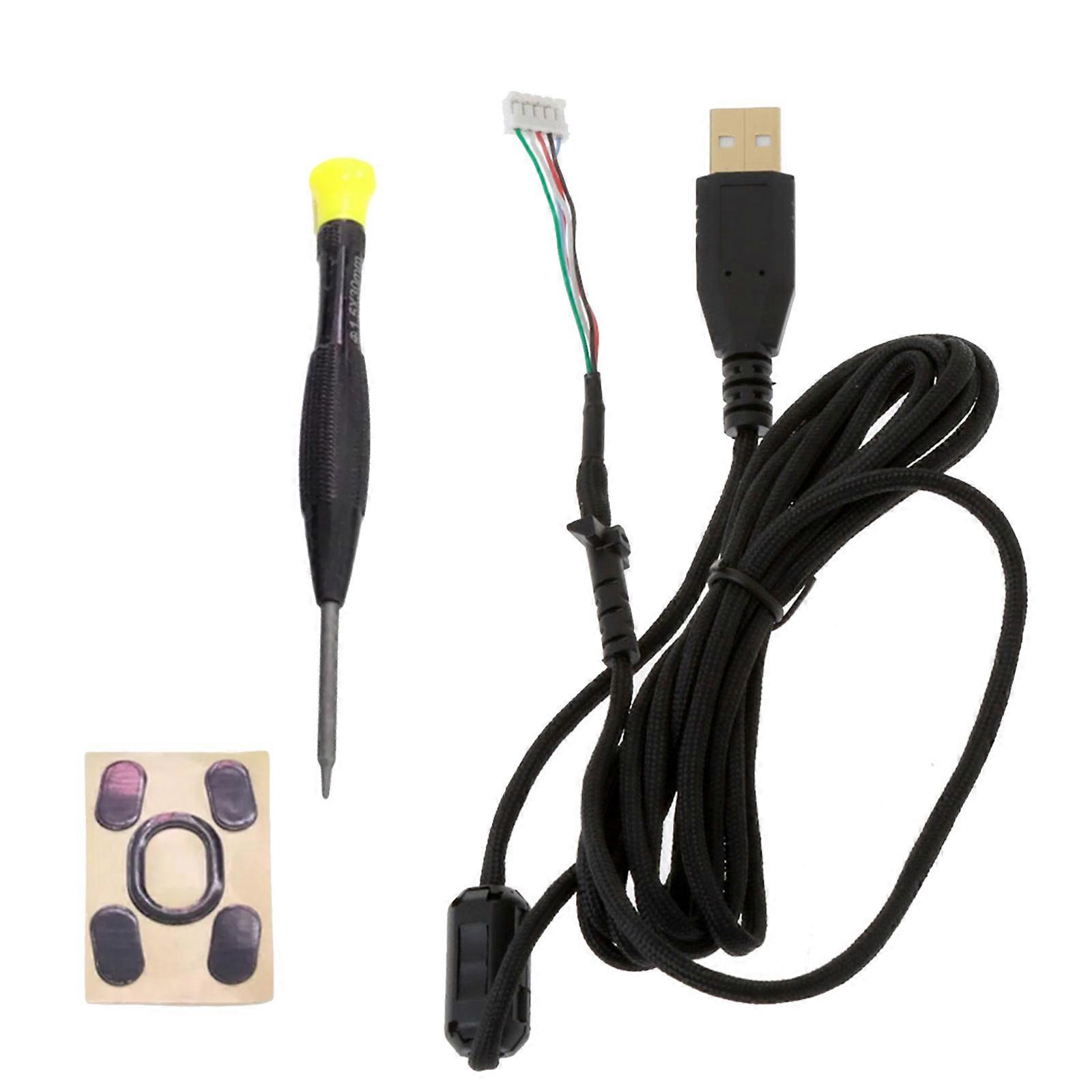 Ergonomic Mouse Upgraded Cable Skates Screwdriver Easy Maintenance Replacement Mouse for G102 Mouse Accessories Multicolor