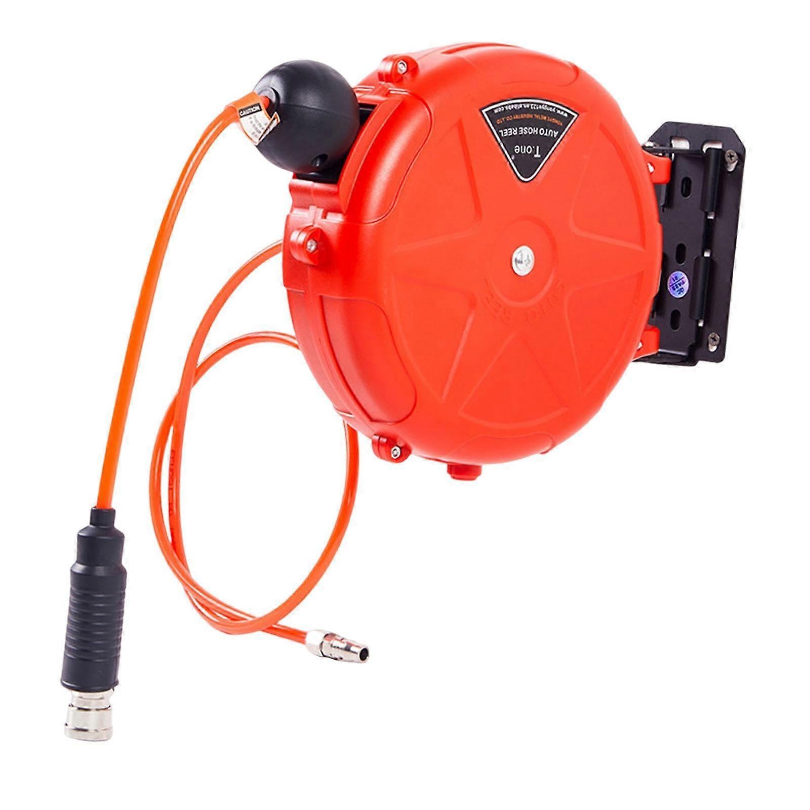 Automatic Retractable Air Hose Reel Slow Retraction Auto Rewind Easy Installation For DIY Projects Workshop