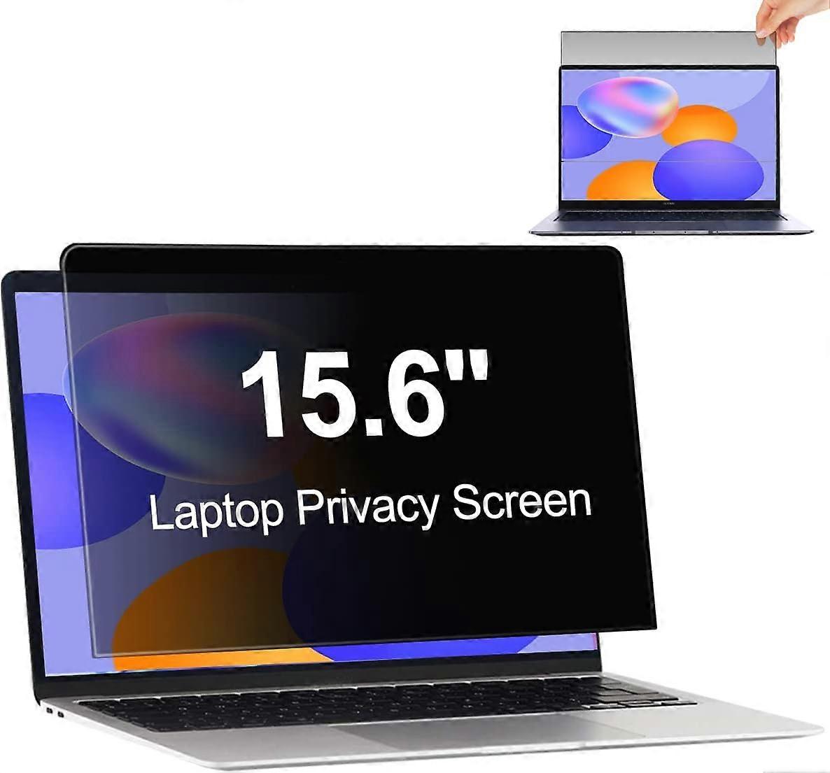 Laptop Privacy Screen Filters 15.6 Inch 16:9 Aspect Privacy Filter for 15.6 Inch Widescreen Laptop Anti-Scratch