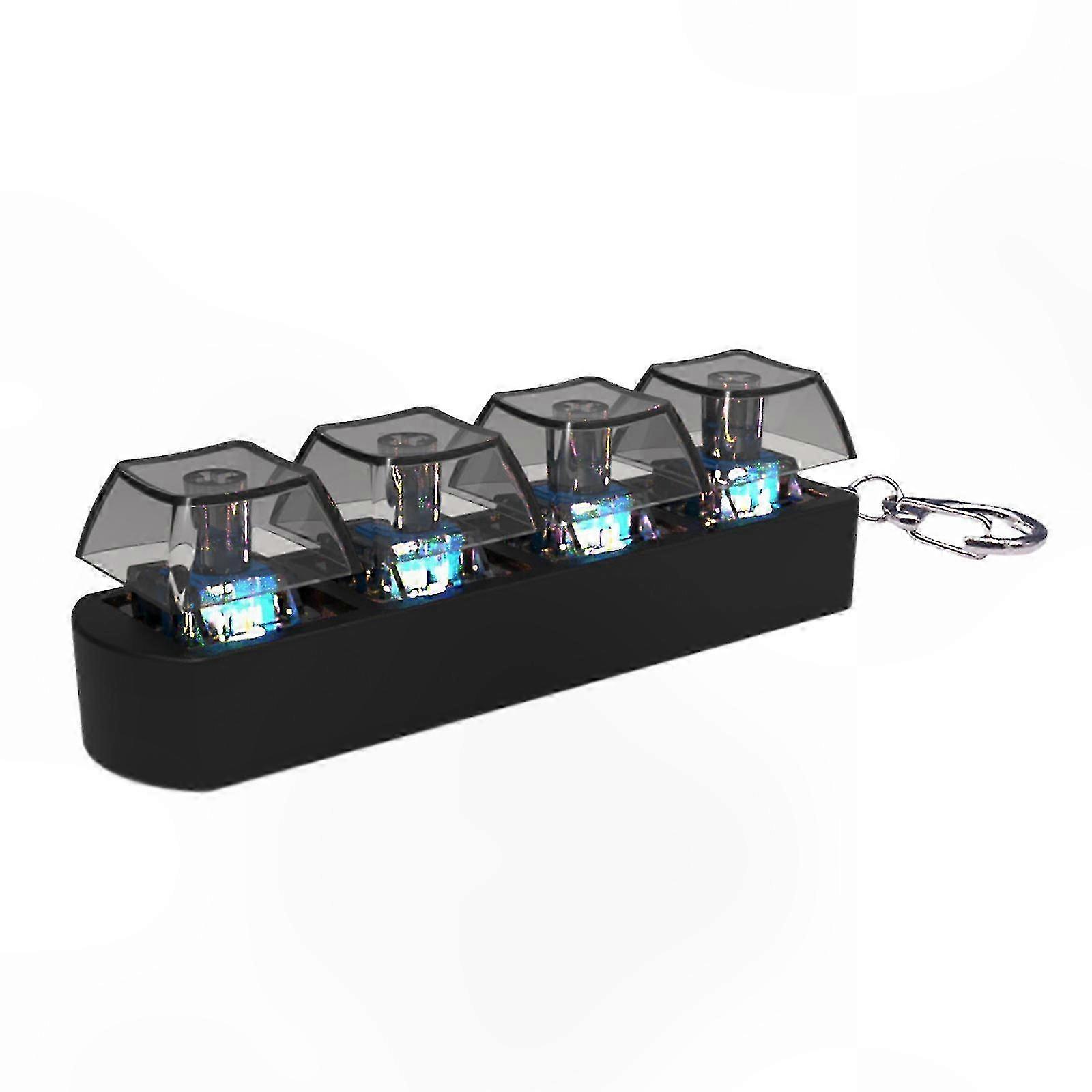 LED 4-Key Keycap examiner Anxiety Relief Sensory Stimulation with Durable Design