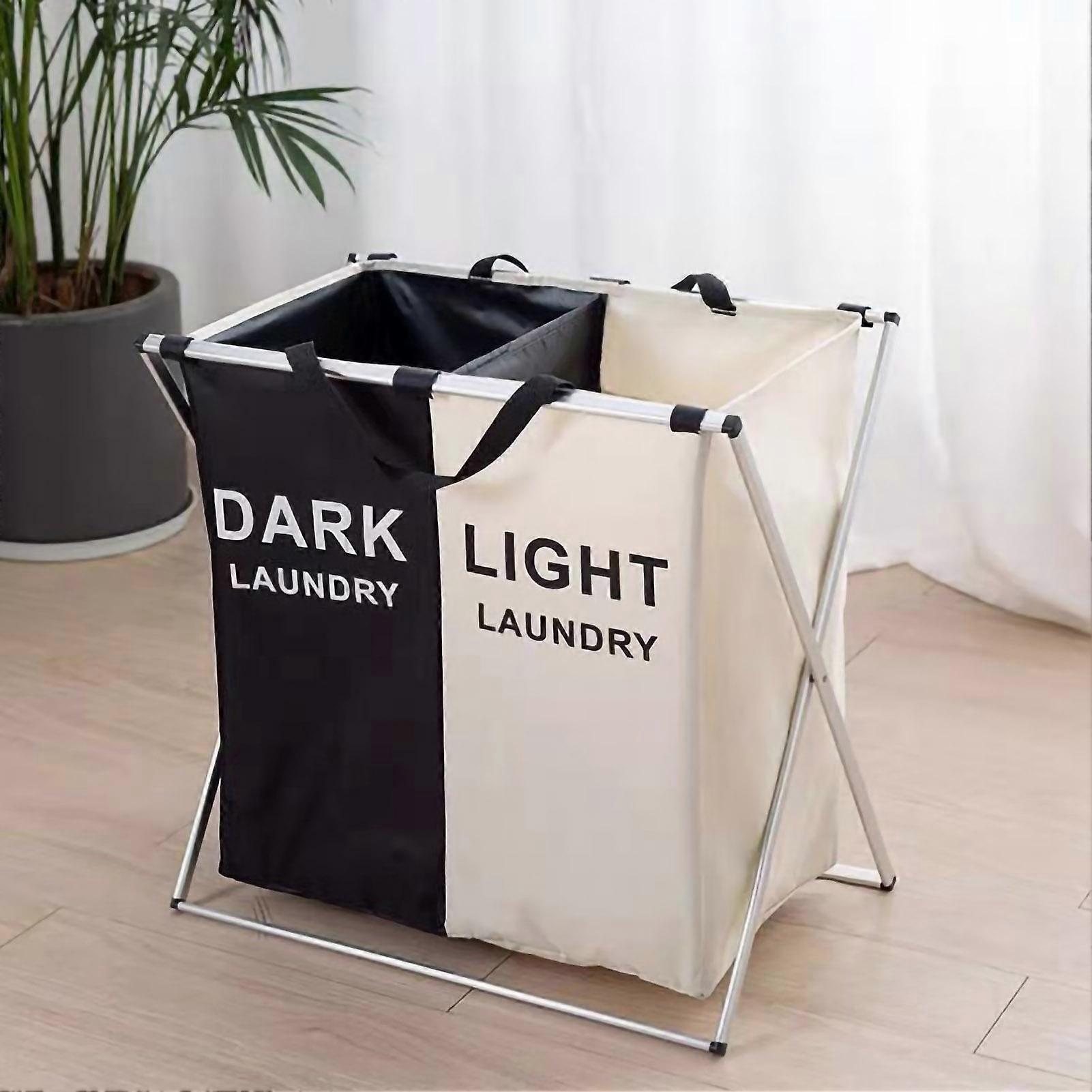 Collapsible Laundry Baskets Oxford Fabric Collapsible Design Soft Handle Easy Installation Durable