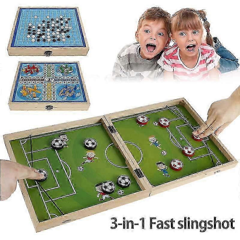 Foldable 3in1 Foosball Winner Games Table Hockey Game