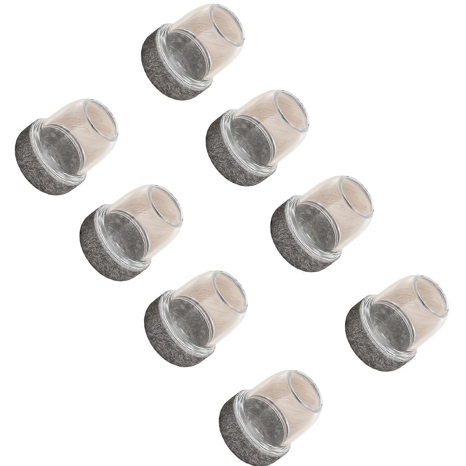 Scratch Proof Stool Leg Mattresses Quiet Not Slip Floor Protectors TPE Perceived Substance Simple 8 Part Furniture Guards Multicolor