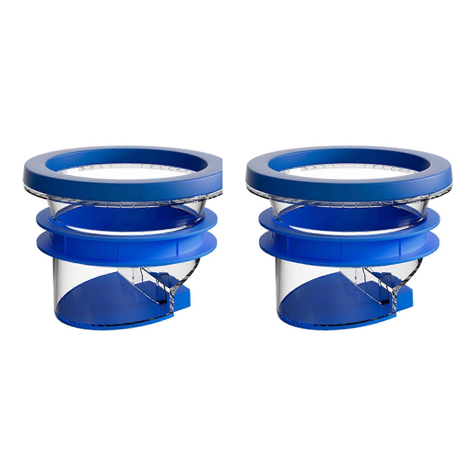 Triple Seal Toilet Flange Rings 3 Layer Toilet Flange Seal System Leak Proof Toilet Flange Rings for Drain Pipe Use Multicolor