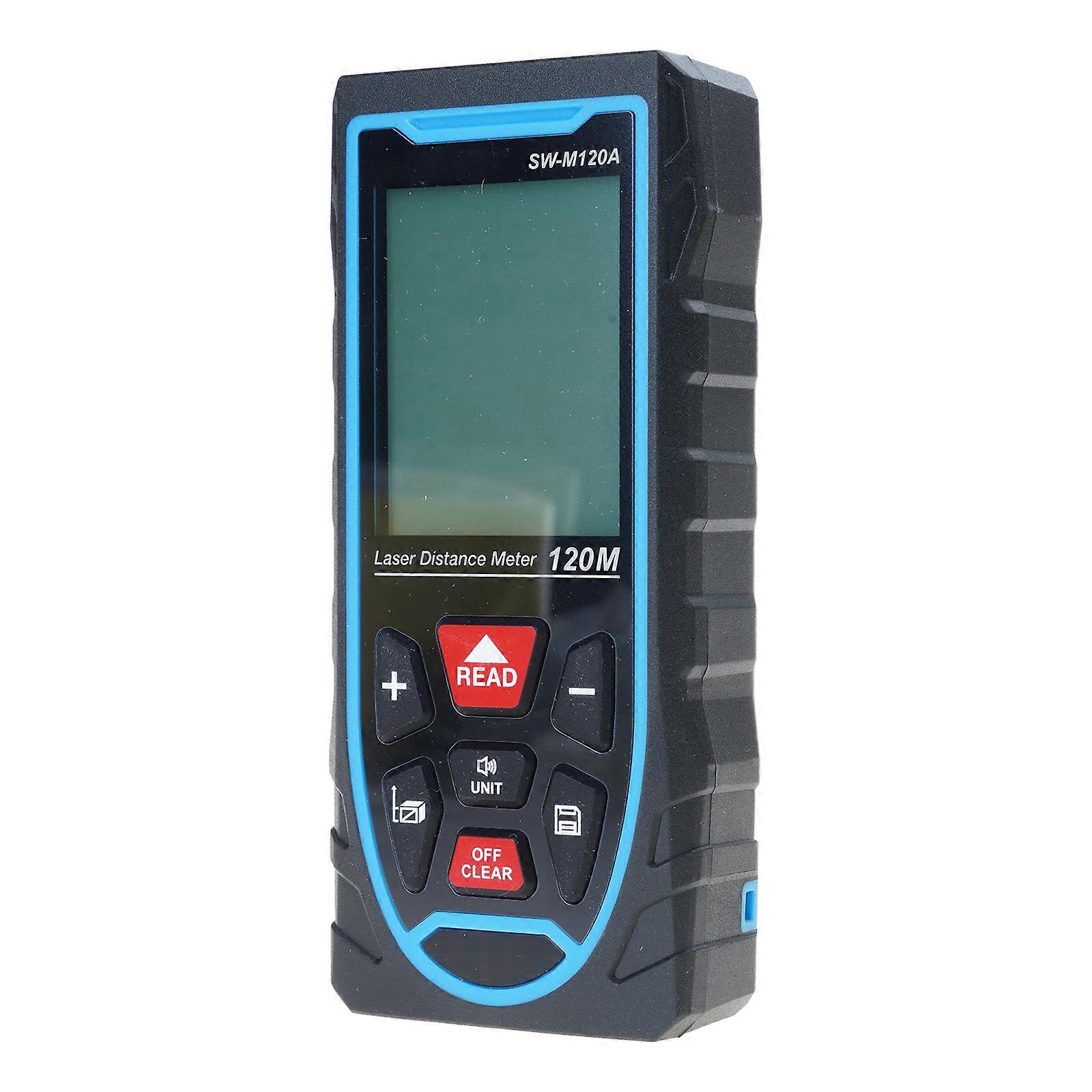 High Accuracy Distance Meter Handheld LCD Digital Rangefinder for Various Measuring Needs with Rechargeable Battery Multicolor