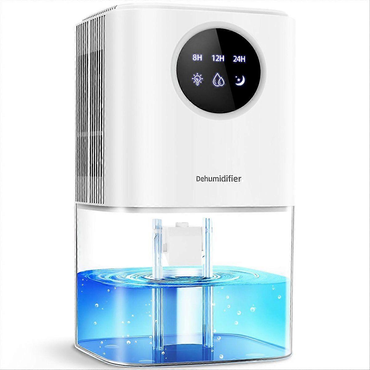 1700ML Air Dehumidifier,Quiet Dehumidifiers Home with 7 Color LED Timer & Auto Shut-Off for Bedroom