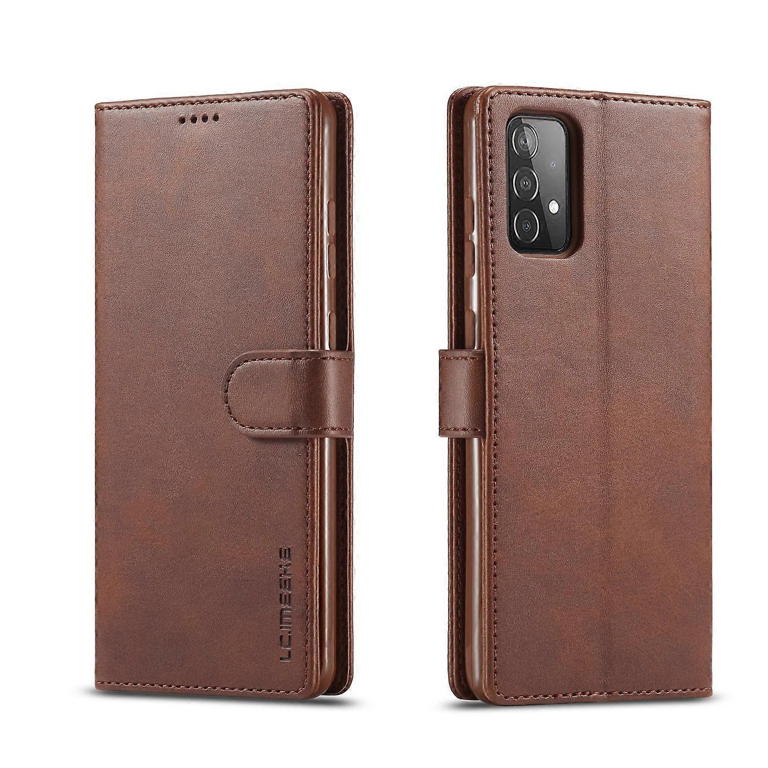 LC.IMEEKE for Samsung Galaxy A52 4G/5G A52s 5G Wallet Stand PU Leather Shell Mobile Phone Case
