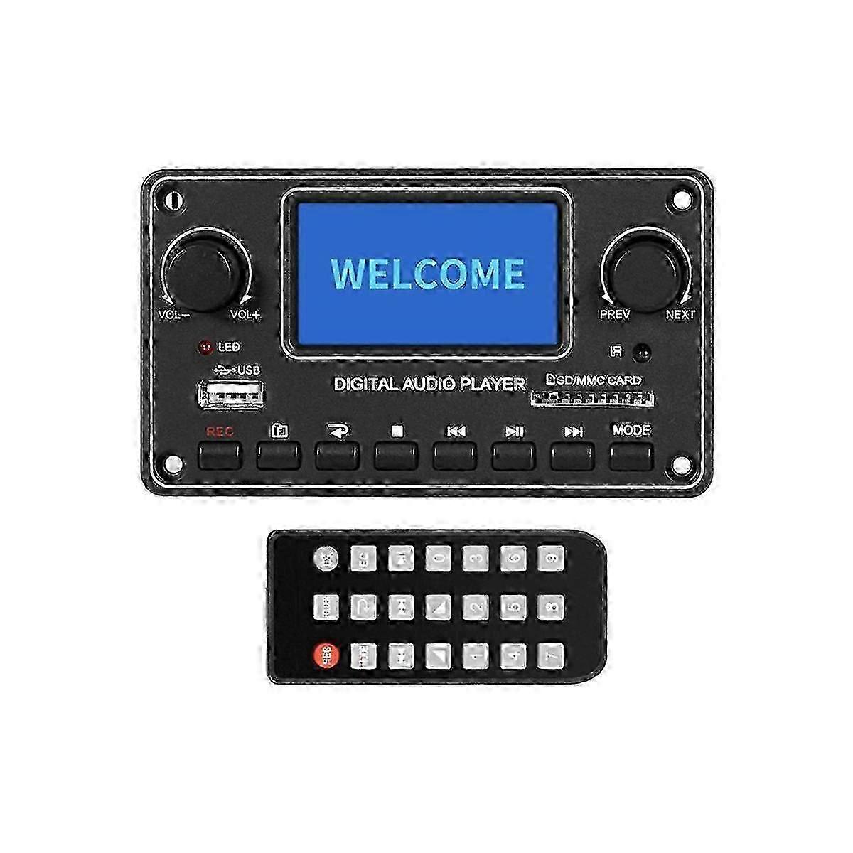 LCD MP3 Player Module 28X64 Display Bluetooth Digital Audio Decoder Board TDM157 USB SD BT FM for C bs