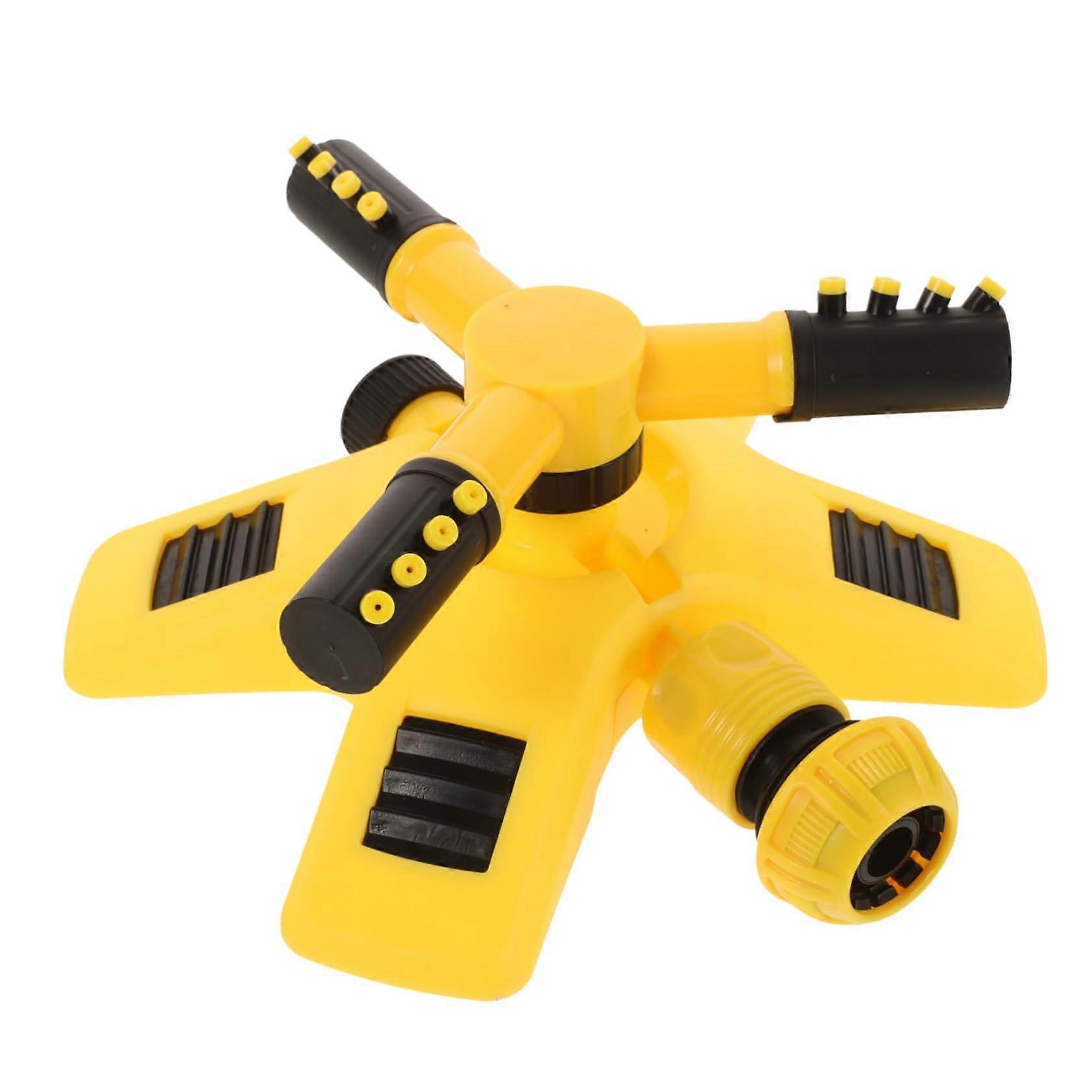 Automatic Rotating Lawn Sprinkler 360° Adjustable Tripod Garden Irrigation System for Wide Coverage