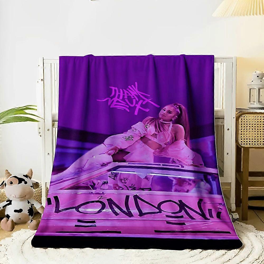 A Single Flannel Blanket, Enjoying Morning Tea on The Balcony, with The Softness of Flannel, The Sound of Singing Birds,-AZXCV417