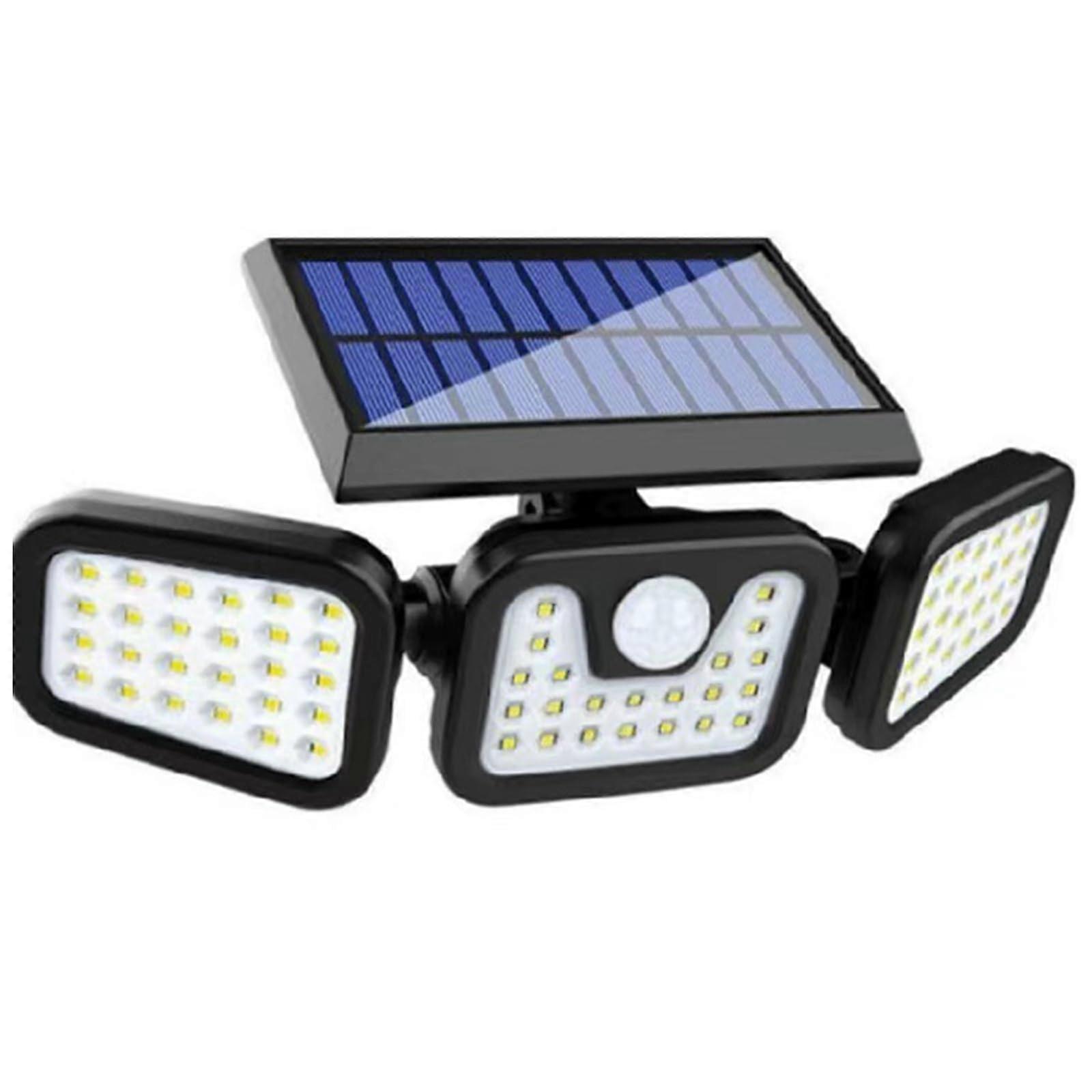 Solar Powered Outdoor Wall Light with Smart Motion Sensor, IP65 Waterproof Adjustable LED for Garden Patio