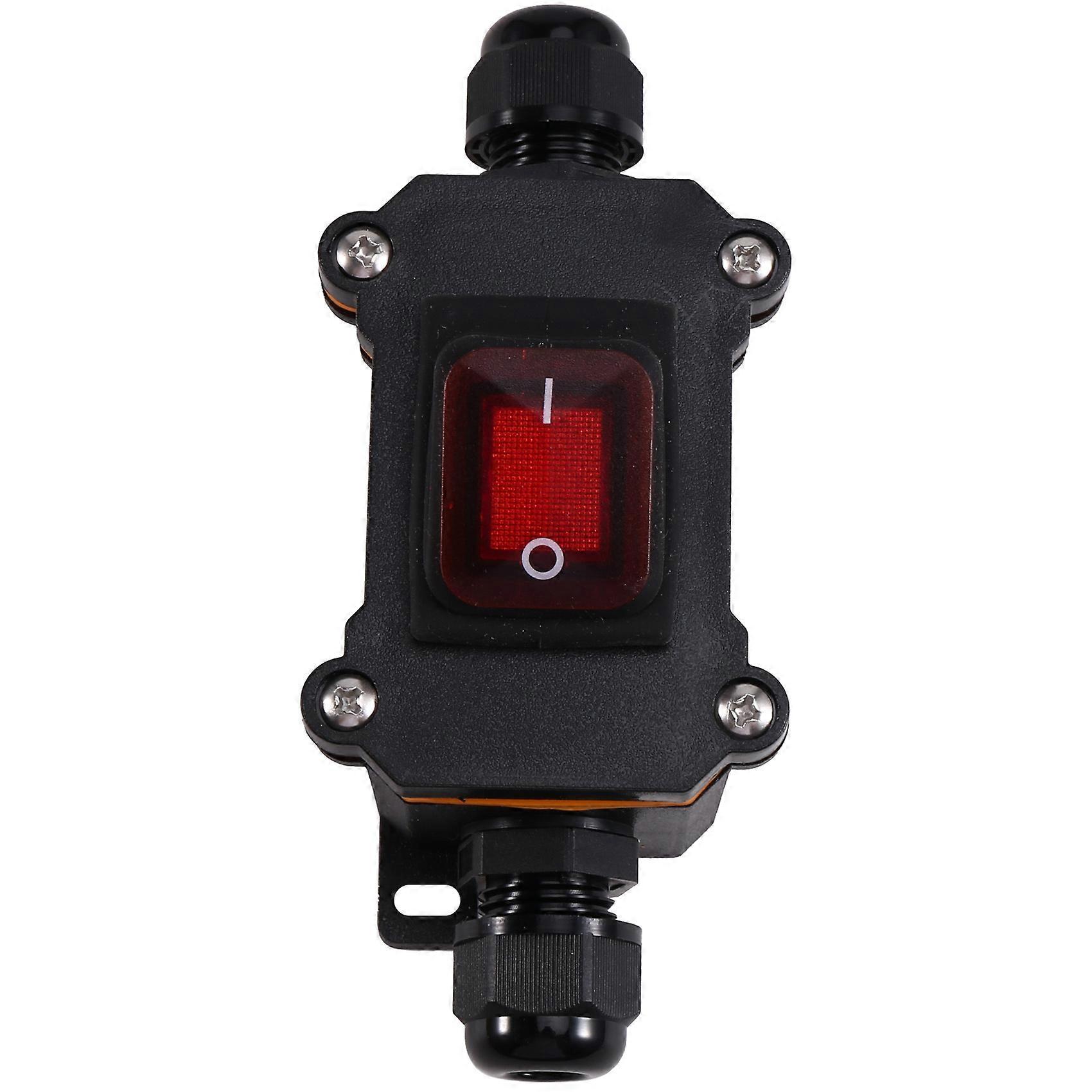 IP65 Outdoor Rainproof and Waterproof Ship Type Switch 220V Power Supply Intermediate Switch Electrical High Connector