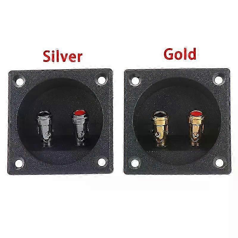 1Pc 50mm Round Cup Subwoofer Plug Car Stereo Speaker Box Terminal Connector