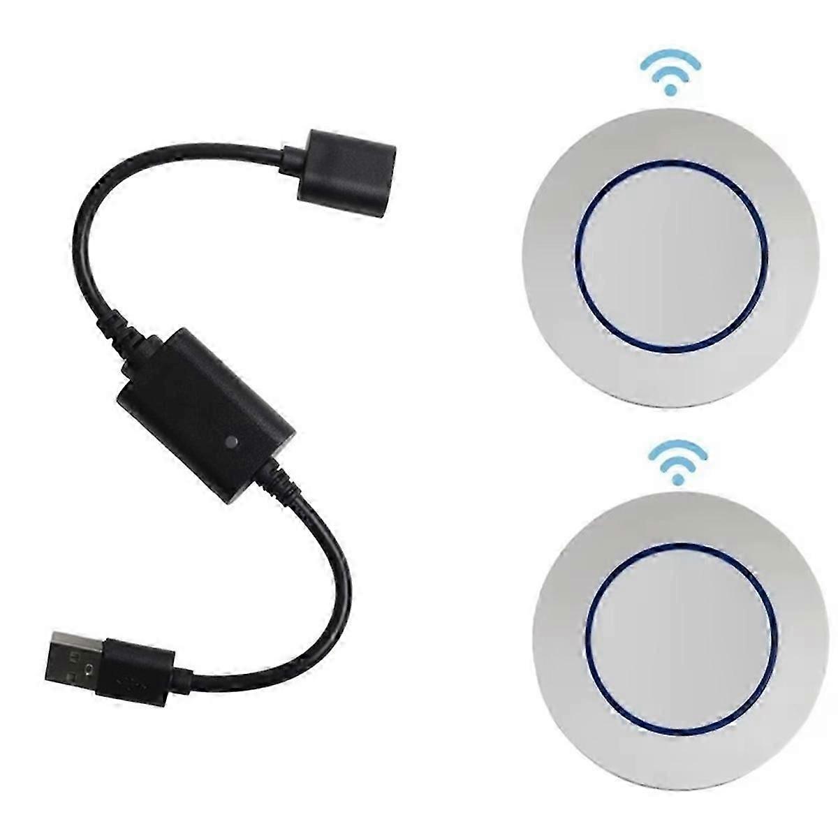 DC 5V Wireless USB Remote Control Switch Driver Power on OFF for USB LED Light Strip Reading Lamp Light Fan 433