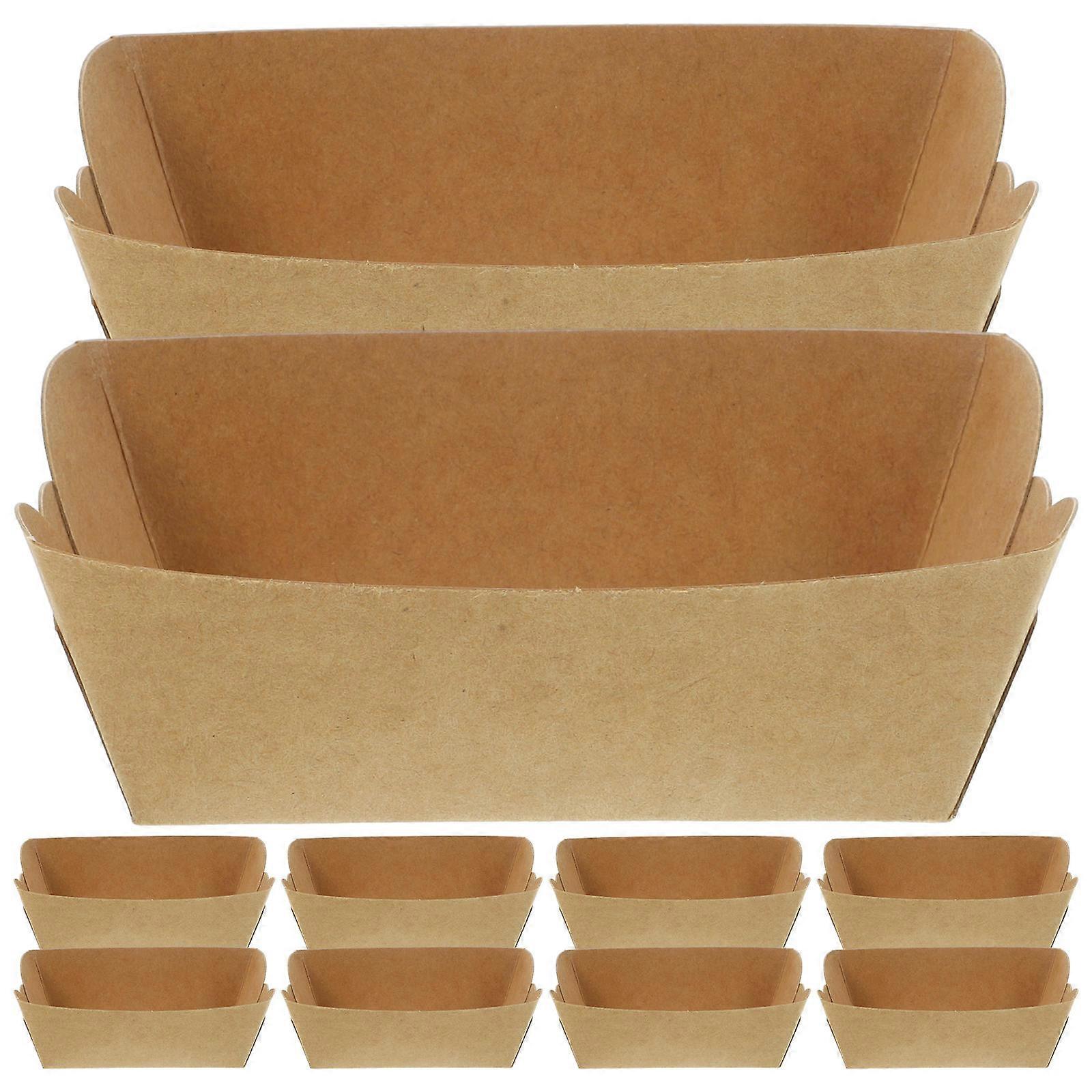 Kraft Paper Fried for 100Pcs