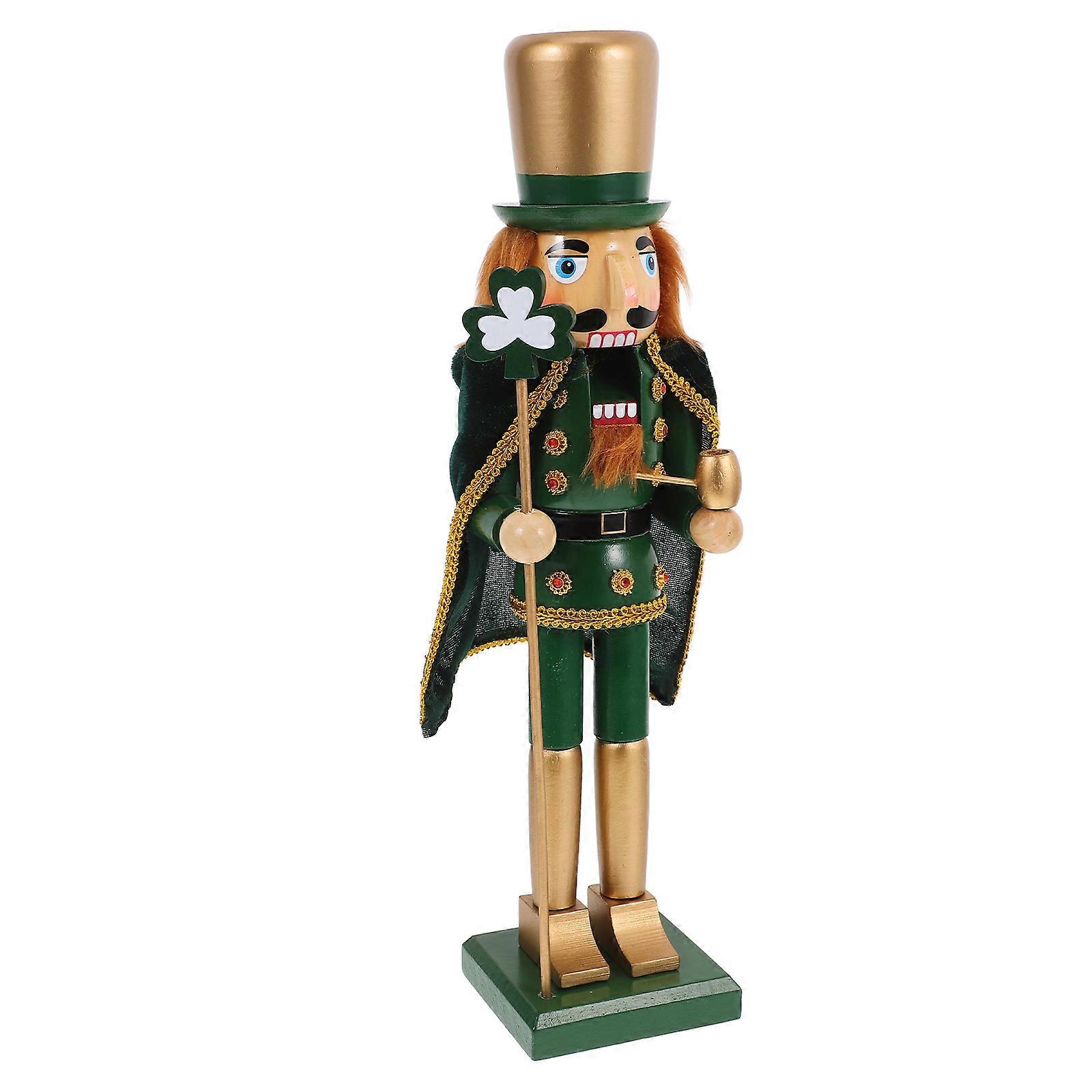 Wood Christmas Nutcracker Decoration for Tabletop Ornament