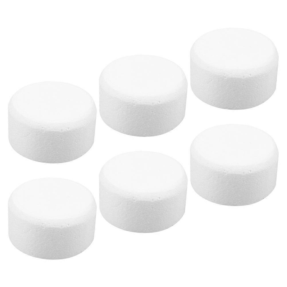 Flower Sponge Blocks For Wedding Arrangement 10Cm Diameter Simple Design 6Pcs Practical Use