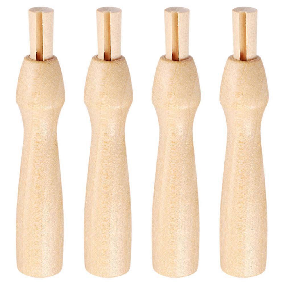 Wood Handles for Felting Needles Replacement Use 4Pcs Needle Felting Tools