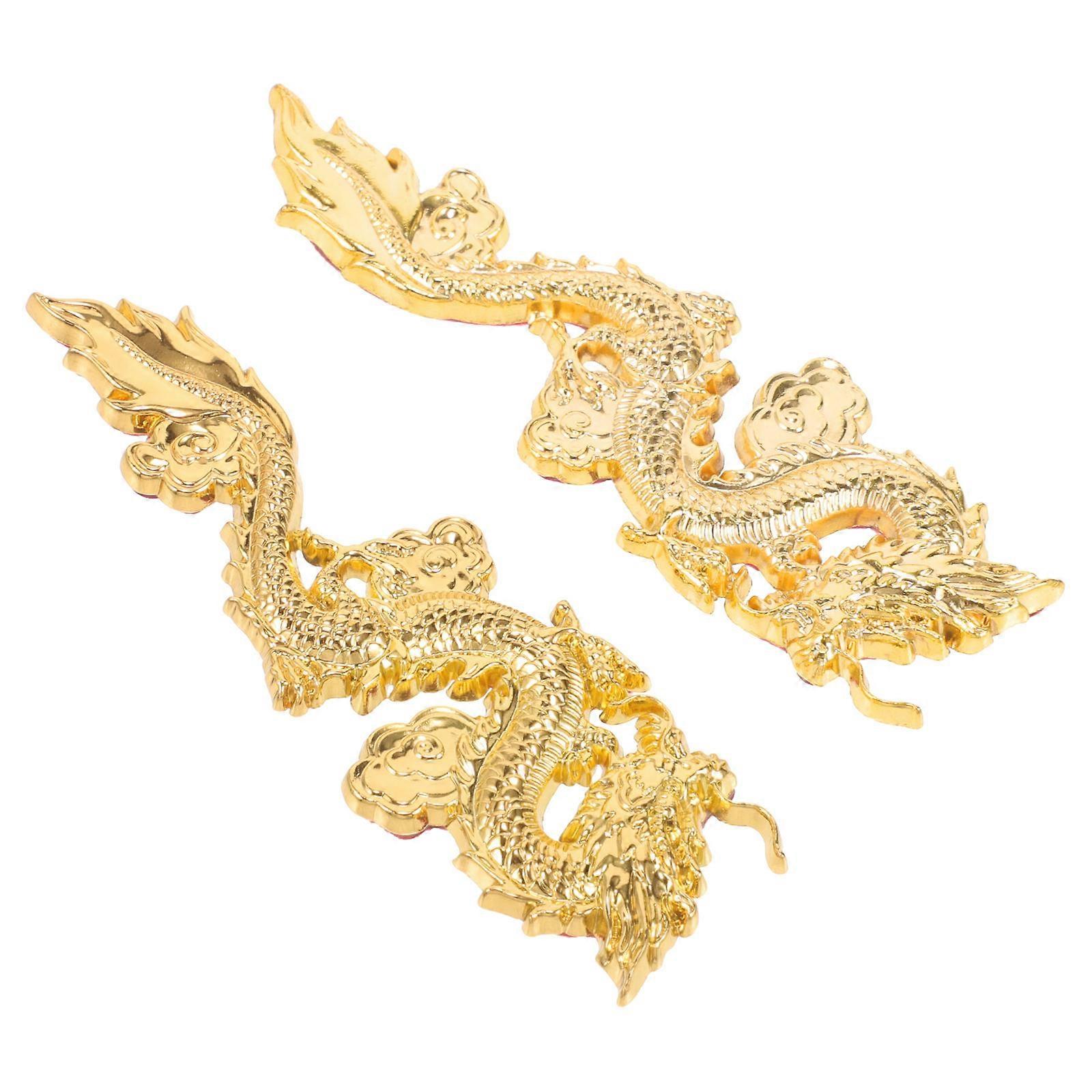 Dragon Stickers for Vehicles Car Emblems for Decoration 6Pcs Set