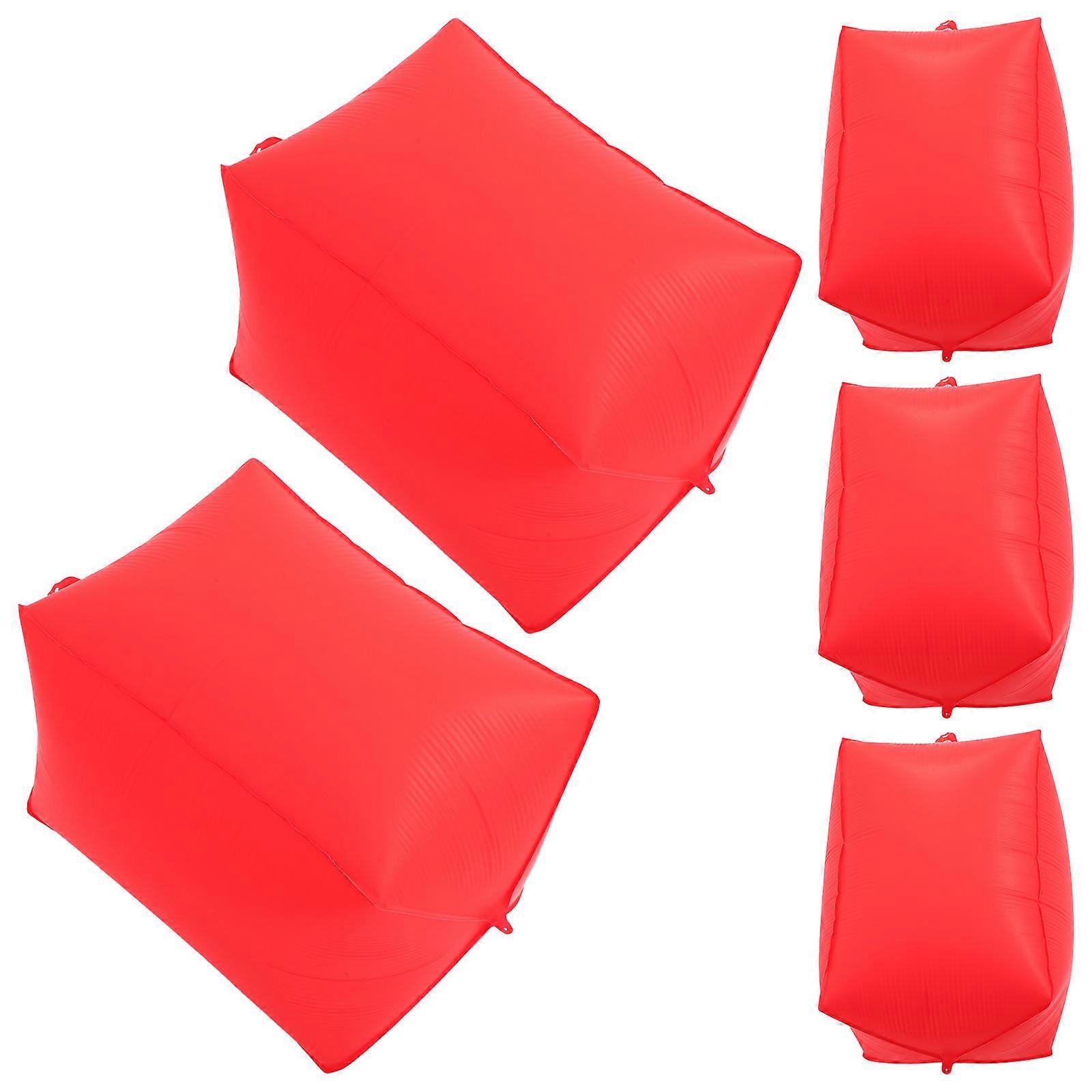 5Pcs Decorative Inflatable Balloons For Parties Birthdays Weddings Writable Square Unique Floating