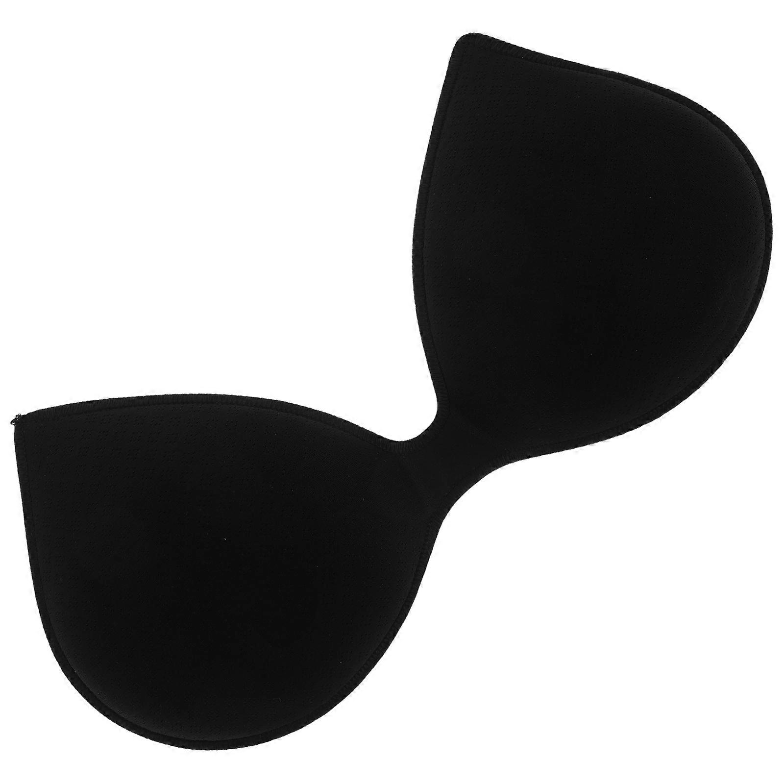 Sports Bra Pad Insert Push-Up Water Drop Shape Removable Bra