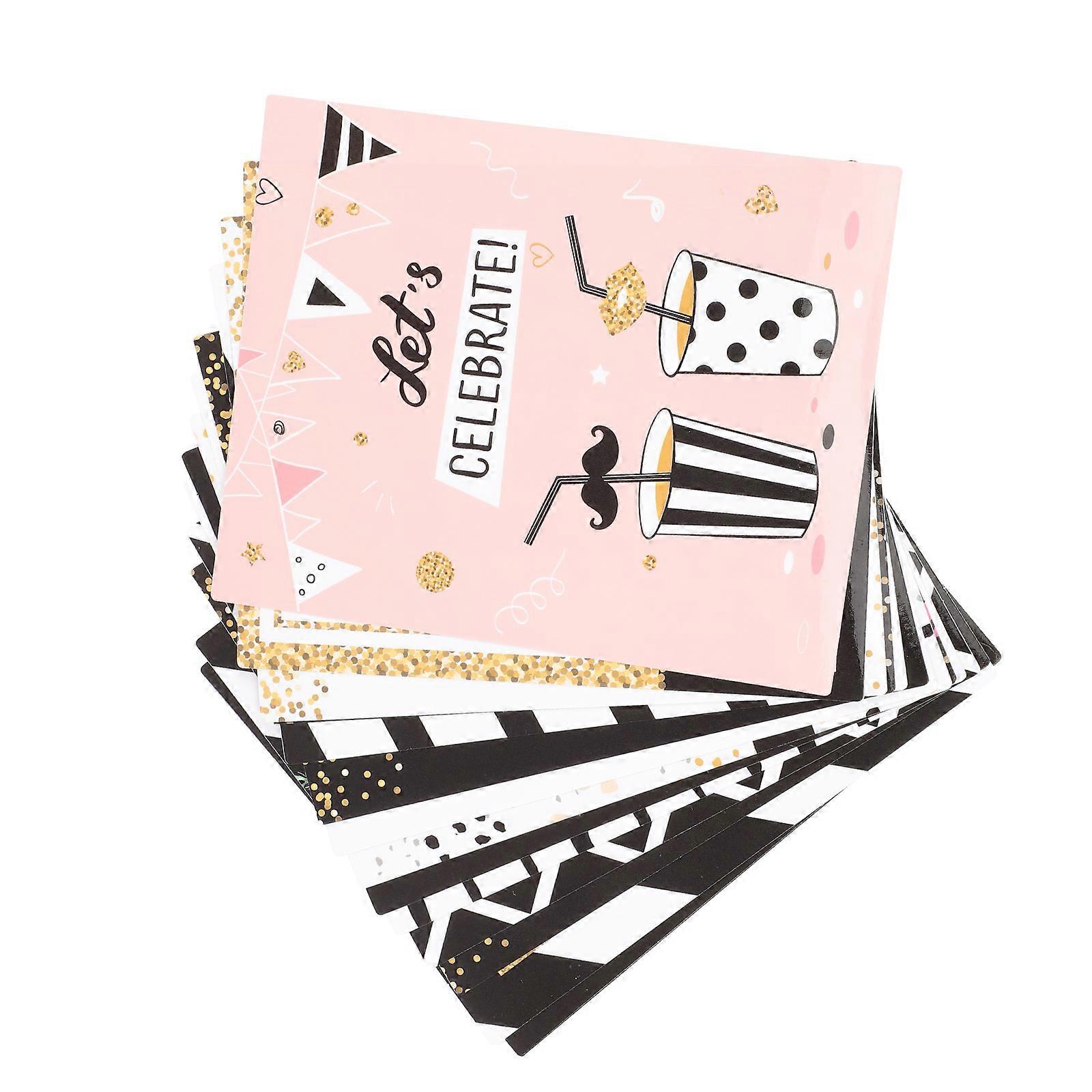 Stickers Decorative Labels for Decor 15 Sheets PVC Material