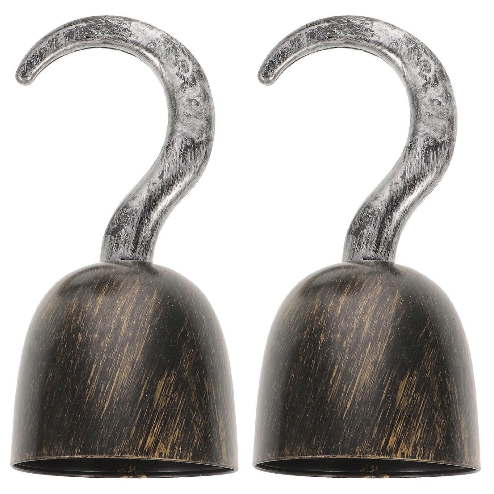 Halloween Party Pirate Hooks Plastic Hook for Kids 6Pcs