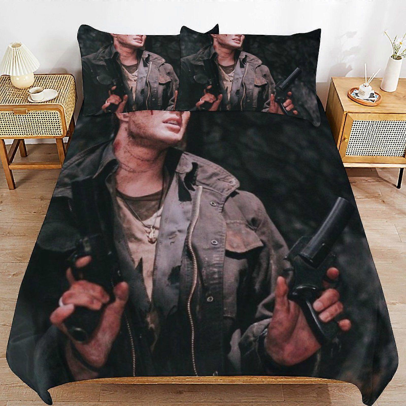 Jensen ackles Advanced Layer Soft Comfort Zipper Closure Enhanced Bedding Feel Duvet Cover Sets Value