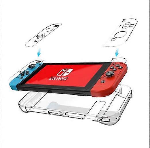 Protective Case for Nintendo Switch Clear Hard Shell Cover ScratchResistant Slim Transparent Design