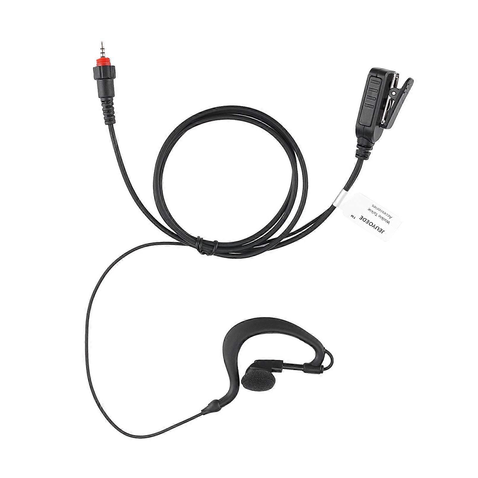 Earpiece with Noise Reduction Mic and PTT GShape Earhook for Motorola CLP CLP1040 CLP1060