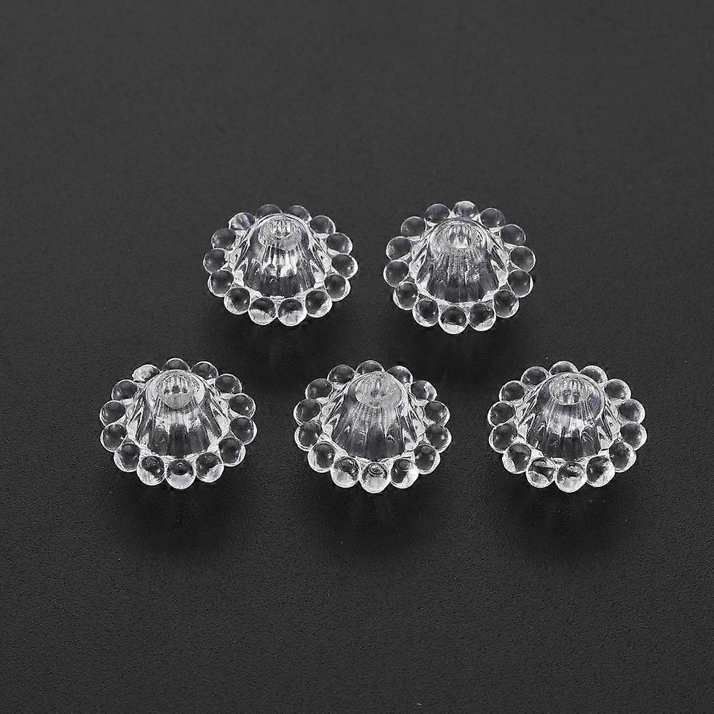 Transparent Acrylic Beads Bicone Clear 12x9mm Hole: 2mm
