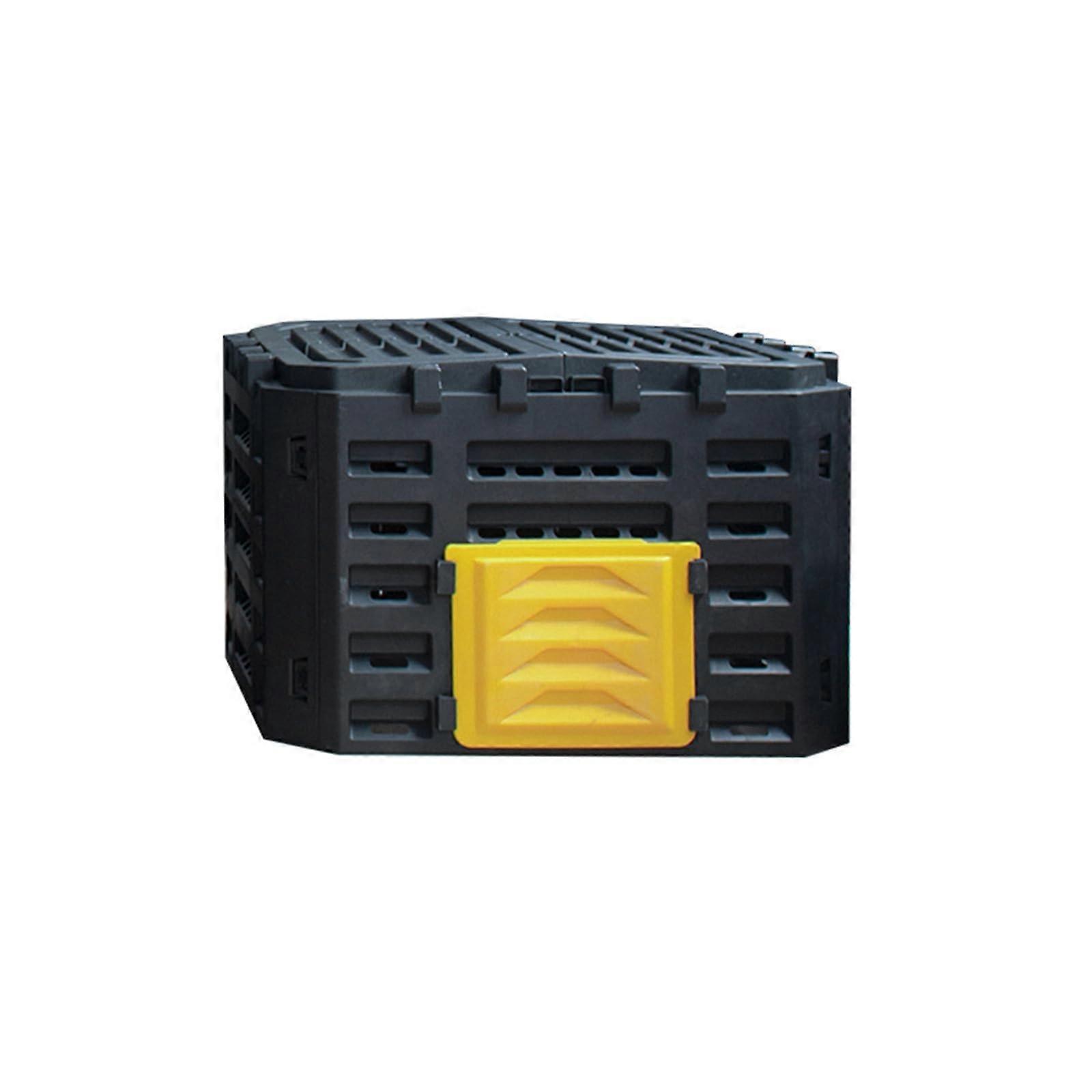 Large 180L Compost Bin Garden Composter with Double Lid Fast Composting for Backyard and Patio