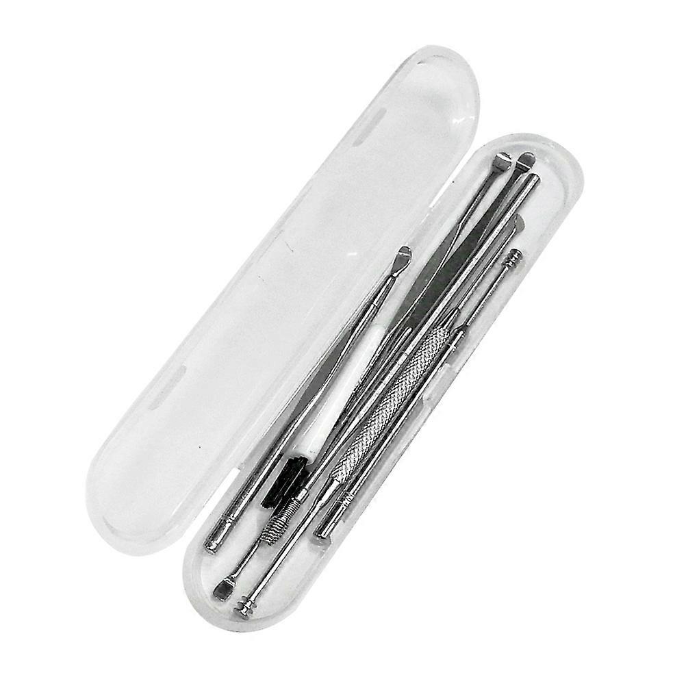 Ear Picks Stainless Steel Spring-Shaped Ear Wax Removal Tool Set