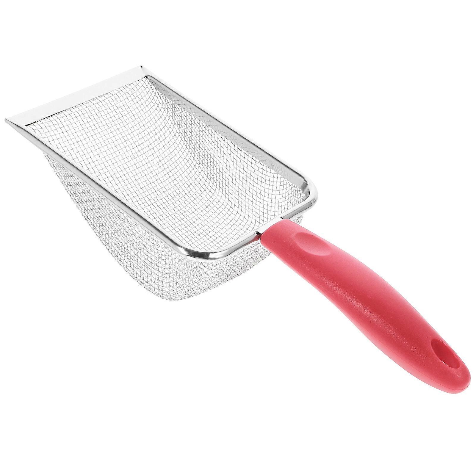 Children's Beach Mesh Red Stainless Steel Sand Filter