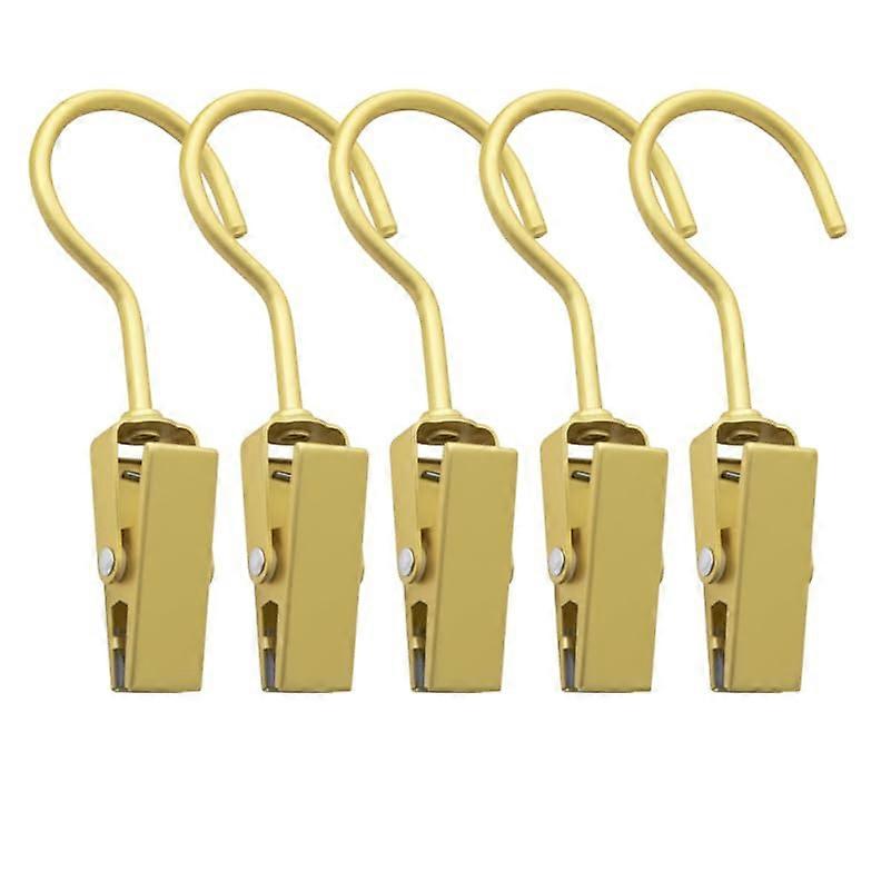 Gold Boot Hangers with Clips Closet Hooks for Hats MultiUse Laundry Organizer SpaceSaving Design