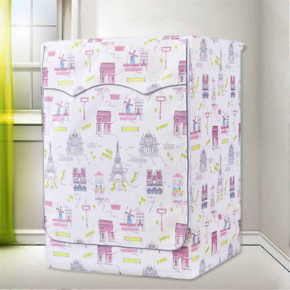 Waterproof Dustproof Washing Machine Cover Front Load Washer Protector with Zipper XL Tower