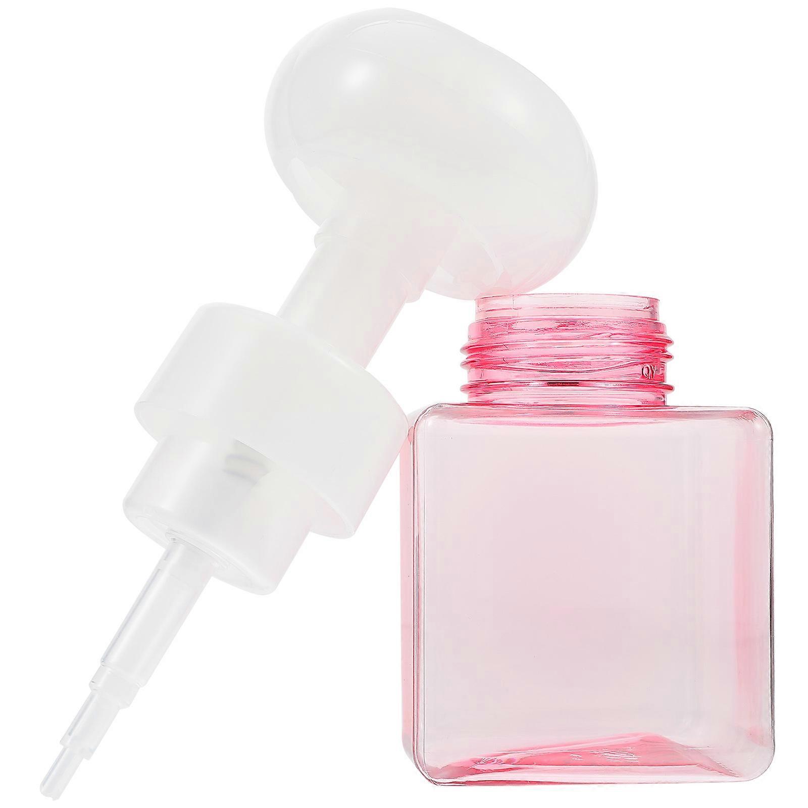 Foaming Bottle Flower Shape Dispenser for Travel Use Pink Container